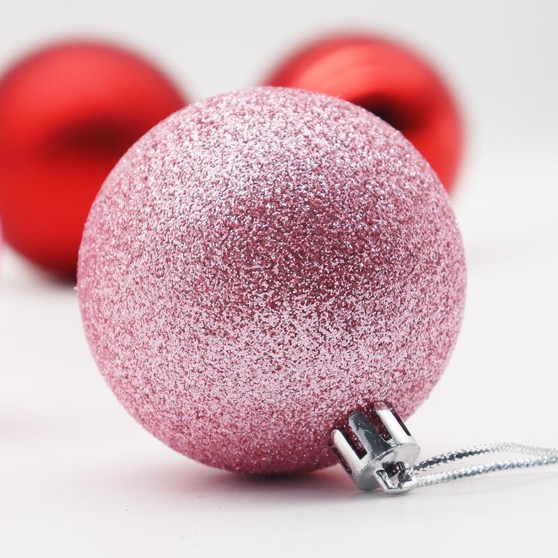 Electroplated Plastic Christmas Ornaments: 3/4/5/6/8cm Ball Set for Tree