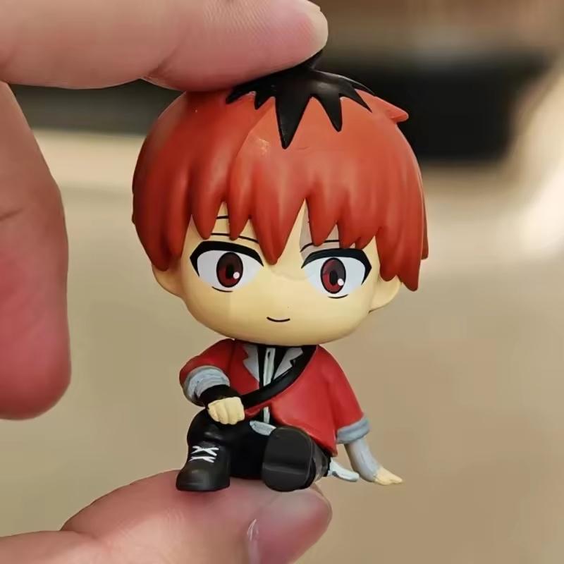 EAKI Funeral Florian Sitting Series Blind Box Q-Version Doll Anime Figures Model Desktop Ornament Toys Surroundings Kids Gifts