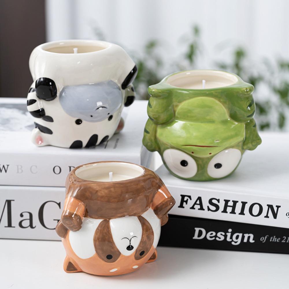 with Drainage Hole Plant Pot Cartoon Animal Pen Holder New Planter Plants Holder Home Farmhouse