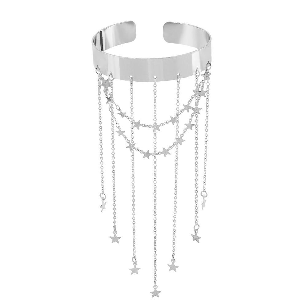 Sweet Fringe Arm Cuff Bracelets Adjustable Open Upper Arm Bracelet  Arm Accessories