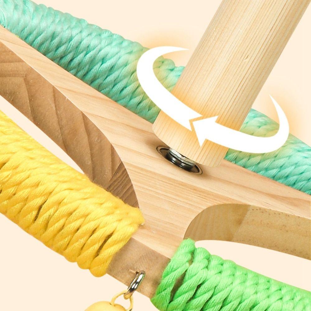 Portable Parrot Rotating Stand Wood Bird Perches Pole Creative Bird Training Stand  Cockatoo