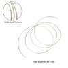 Yibuy Fret Wire for Electric Guitar, Cupronickel, 2.4mm Wide, Chrome Color