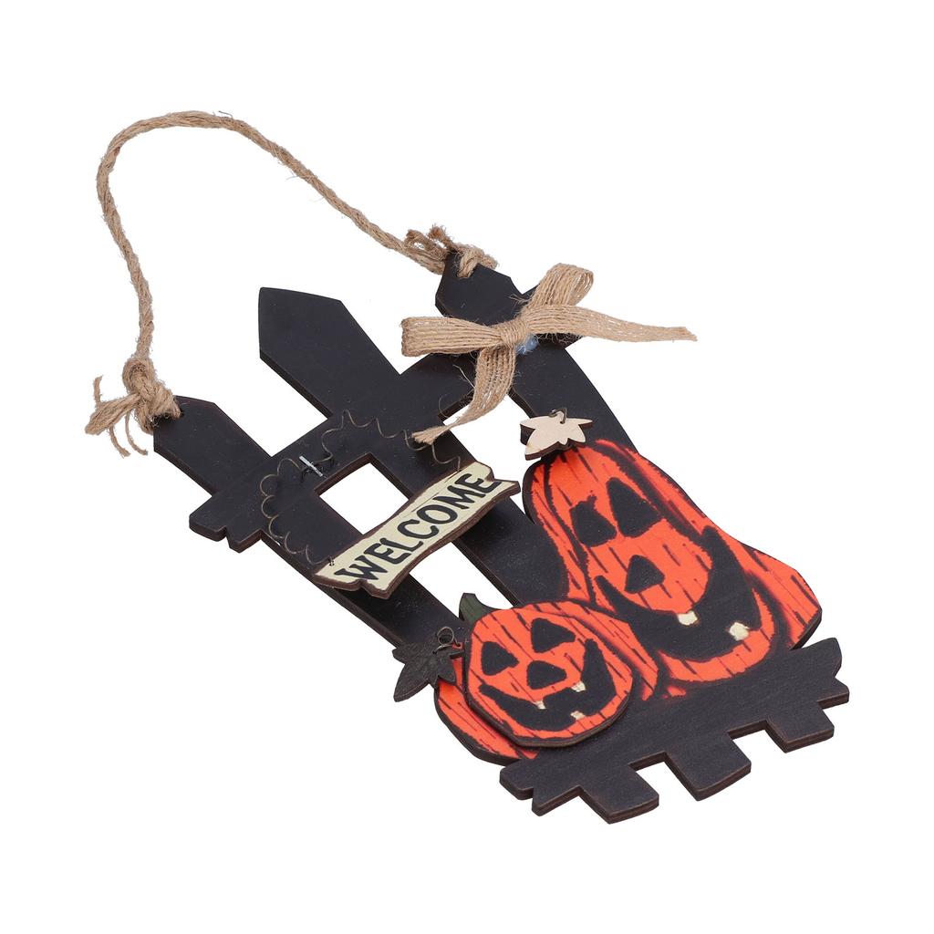   Festival Welcome Sign Wooden Lightweight Convenient Welcome Pendants for Halloween Decorations