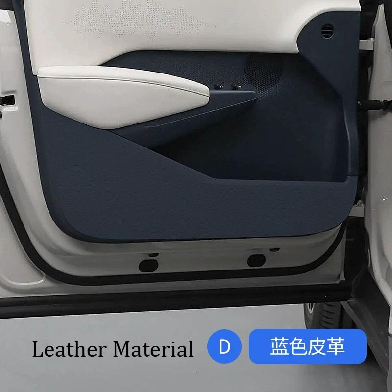For Zeekr X 2021-2026 Door Anti-kick Pad Fur Door Panel Anti-scratch Leather Protection Retrofit Accessories Car Interior Tools