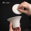Pure Hand Gaiwan Ceramic Tea Tureen 150ml Grass Ash Covered Bowl Gaiwan Porcelain Cup Two Talents Bowl With Lid Kungfu Tea Set