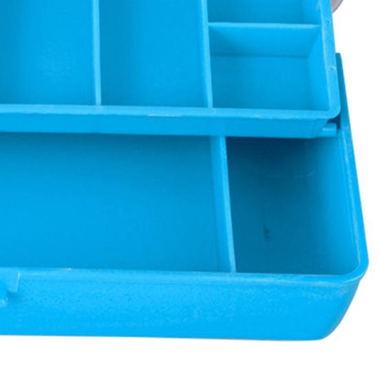 Tough Fishing Tackle Box Multi Grids Lightweight Double Layer Fishing Bait Box Fishing Accessory