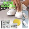 2Pcs 2023 New Shoe Cleaning Cream, White Shoe Cleaning Cream With Sponge, Multifunctional Cleaning And Stain Removal Cream