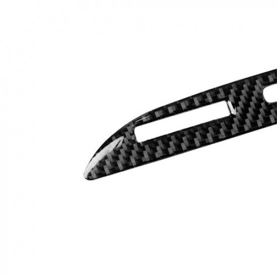 3×For Ford Mustang 2015- Carbon Fiber Gear Shift Panel Decor Trim Sticker-W