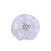 Fashion 15 CM Flower Brooch Shiny Round Shape Women's Pin Soft Cloth Sparkling Rhinestones Rhinestone Pin Corsage