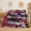Fashion Kpop Stray Kids Soft Flannel Throw Blanket,Cozy Blanket for Bed,Couch,Sofa,Bedroom,Living Room,Travel,Picnic Camping