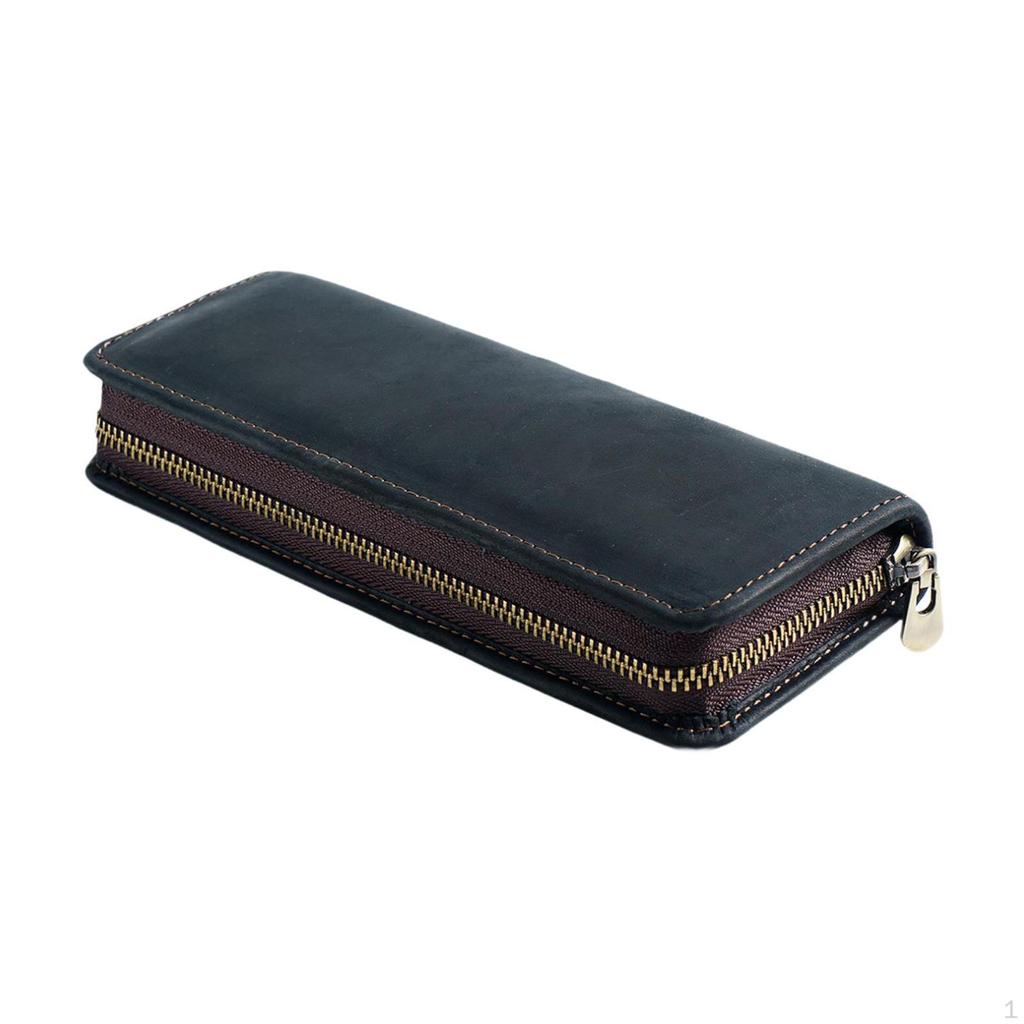 Federmäppchen Marker Tasche Reißverschluss Leicht PU-Leder Schüler Etui Stift für Kinder