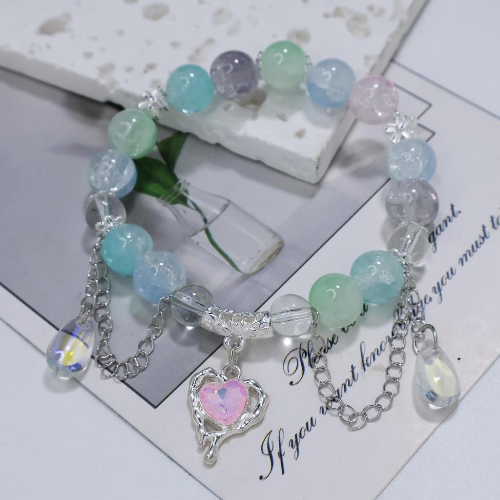 Mori Style Mermaid Crystal Bracelet – Versatile Niche Design for Women, Ideal for Students and Best Friends