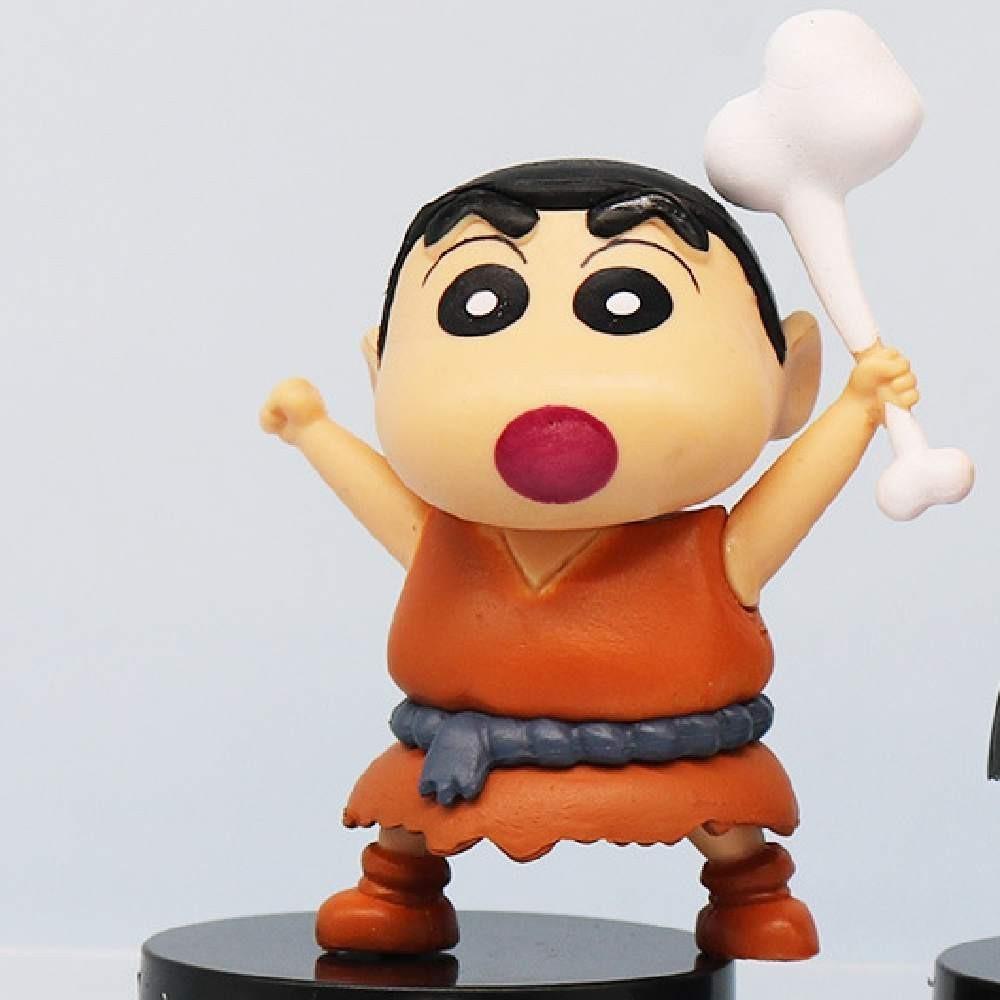 Niedliche Anime Crayon Shin-chan PVC Actionfigur Modell Auto Dekoration 8,5 cm