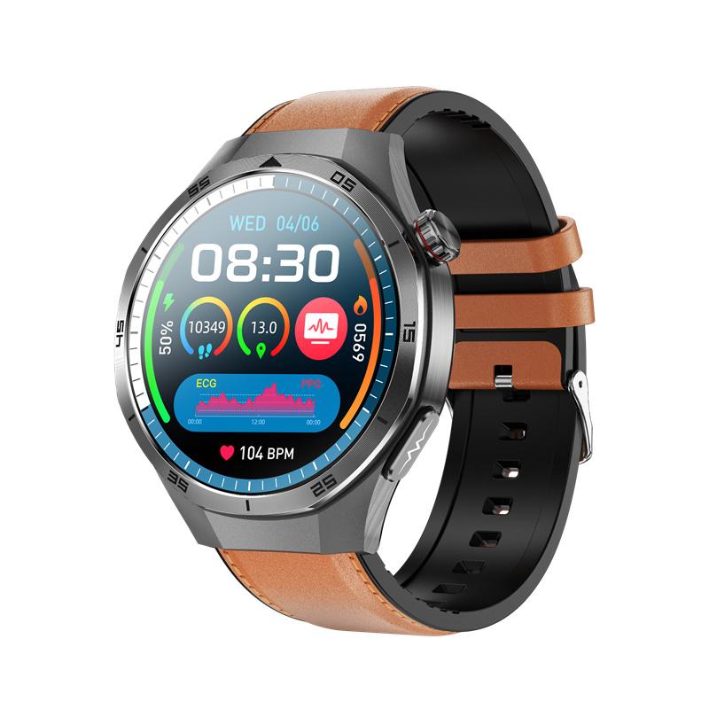ET456 AMOLED Smart Watch Bluetooth Calling Sports Fitness Tracker Wristwatch Health Monitoring SOS Men Women Smartwatch