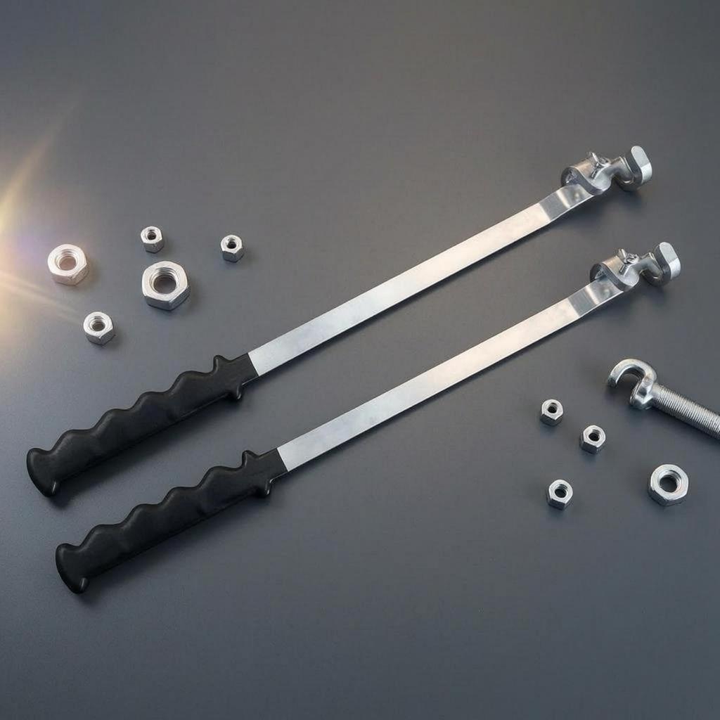 Wrench extend Tool Bar Set Textured Grip 50 Cm Black Handle