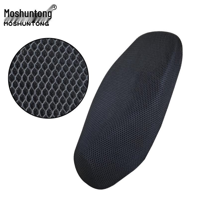 Breathable Anti-Slip Seat Cover for Haojue UFD125 - Sun-Resistant Mesh to Prevent Overheating.