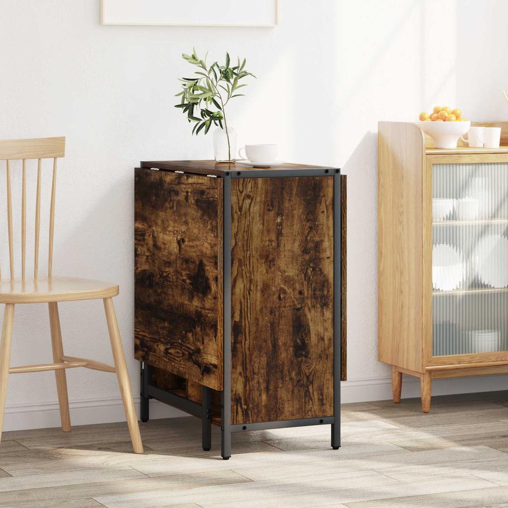 Dining Table 144 x 60 x 75 cm Particleboard Smoked Oak Finish