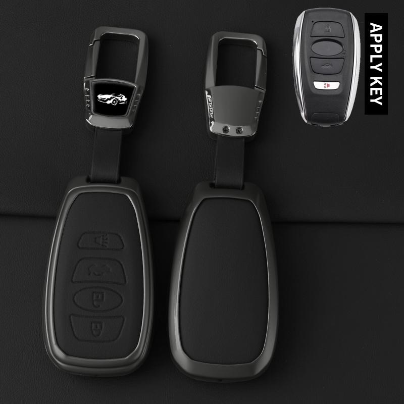 

Interior Mouldings Zinc Alloy Car Remote Key Case Cover Fob Shell For Subaru XV BRZ Forester Legacy Outback Protector Keychain A