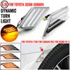 For Toyota 86 FT86 GT86 For Scion FR-S For Subaru BRZ Car LED Dynamic Turn Signal Light Side Marker Fender Lamp Accessories