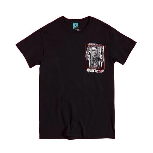 Friday The 13th Unisex Adult Movie Poster Back Print T-Shirt