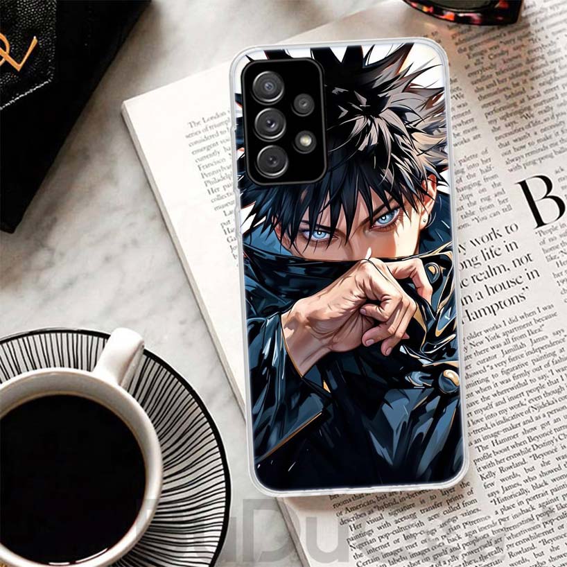 

Kaisen J-Jujutsu Fushiguro Megumi Phone Case For Samsung A16 A26 A36 A56 A15 A14 A13 A55 A54 A53 A25 A24 A23 A35 A34 A33 A05S A0 Samsung A16