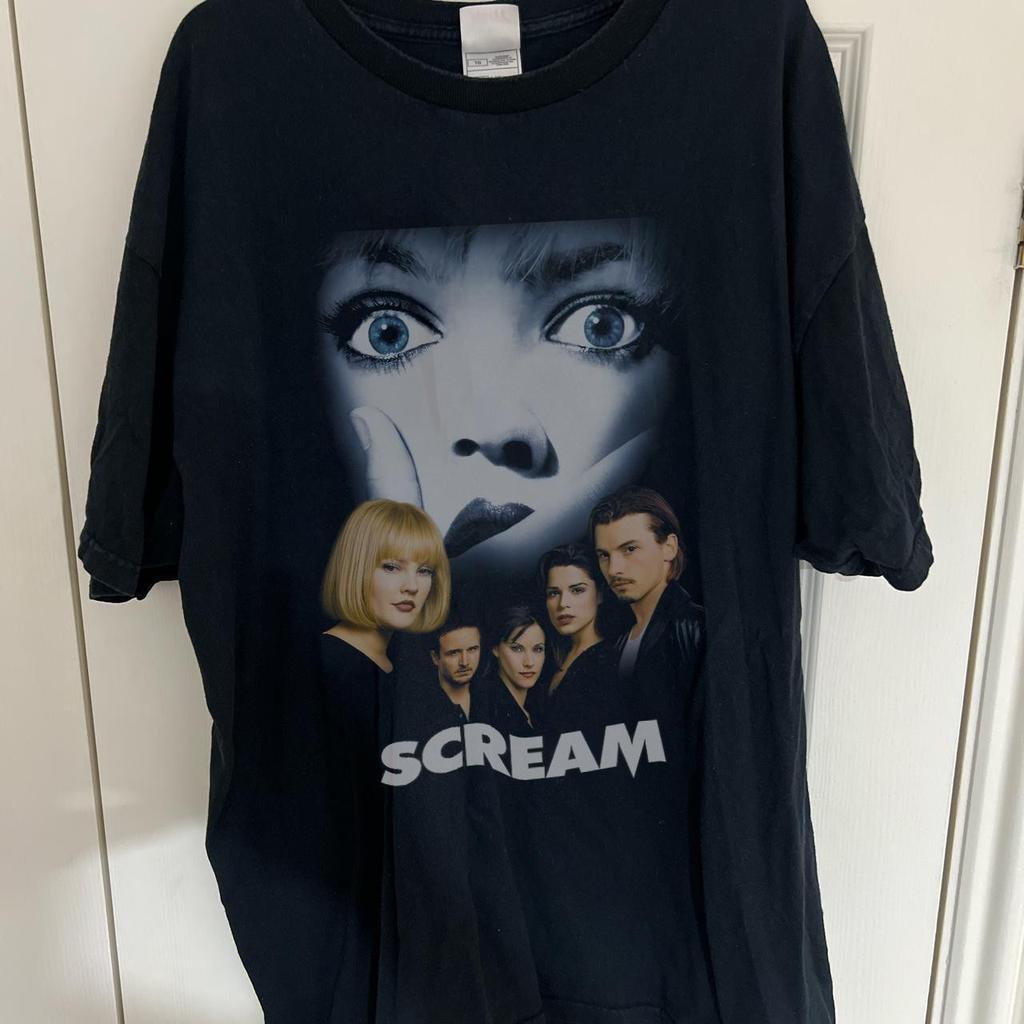 Scream Movie T-shirt Scream Graphic Black Unisex Shirt S-5XL WA0777