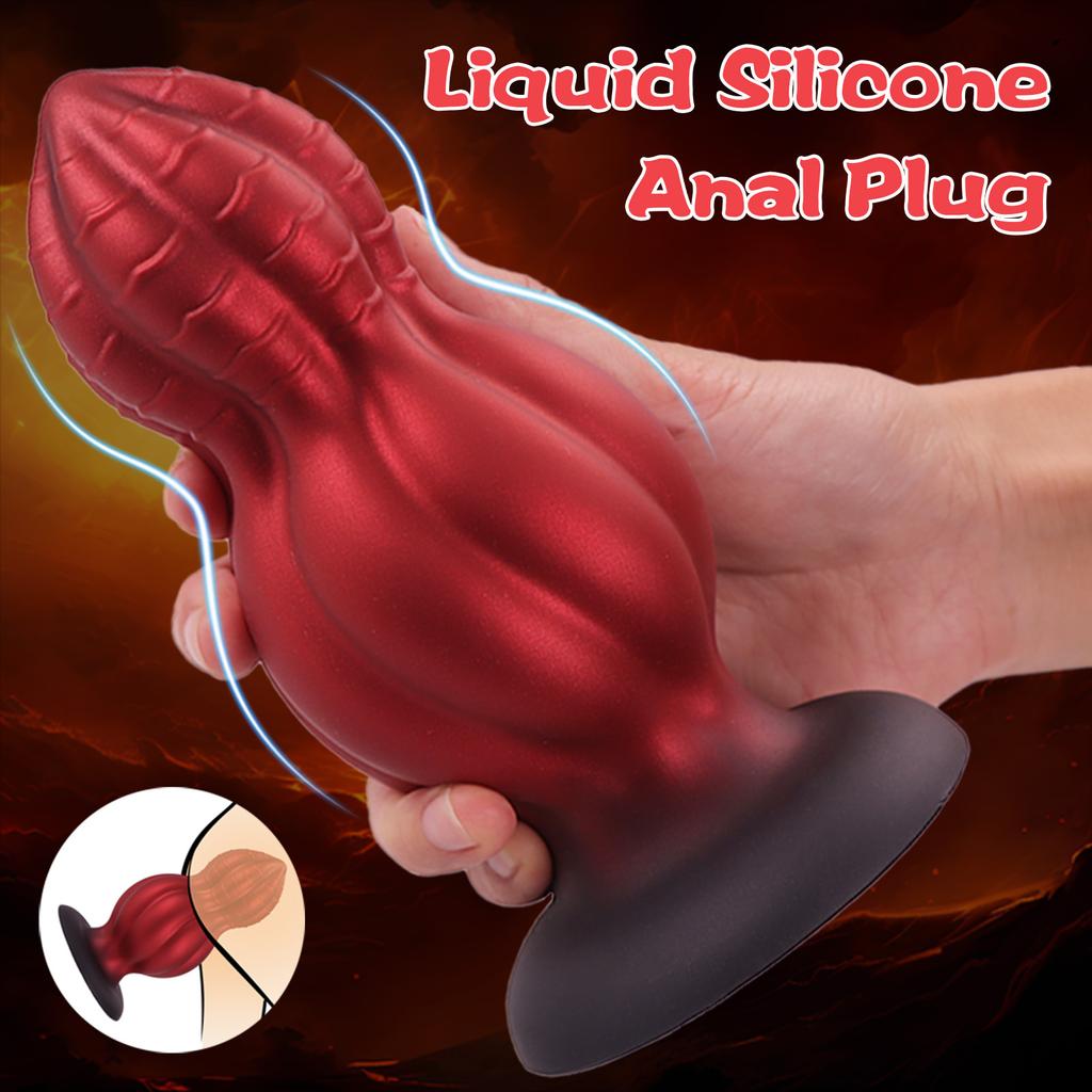 Hot Gourd Butt Plug Penis Men and Women Back Court Stimulation Climax Massager Adult Smsexy Sex Product