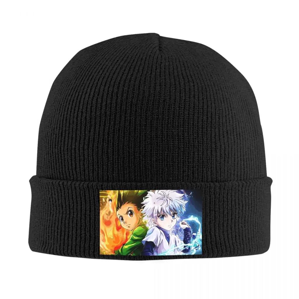 Anime Hunter X Hunter Warm Knitted Cap Winter Knit Bonnet Hat Skullies Beanies Hip Hop Caps for Unisex