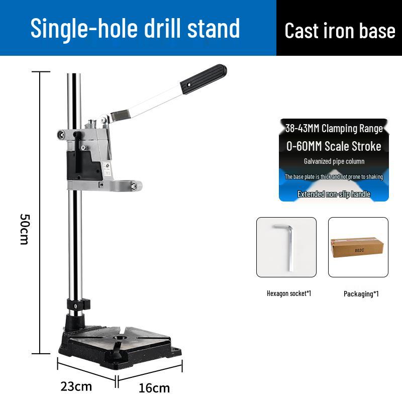High-Precision Multi-Function Rotary Drill Press Stand