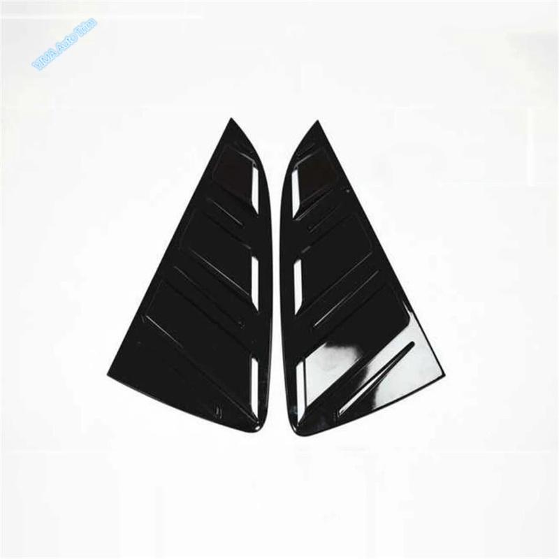 Rear Quarter Window Blinds Side Tuyere Louvers Cover Trim For VW Volkswagen Polo 2011 2012 2013 - 2018 Decoration Accessories