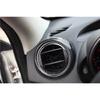 2Pcs Carbon Fiber ABS Car Dashboard Side Air Outlet Vent Panel Cover Trim Sticker Fit for Mazda 3 (2011-2015)