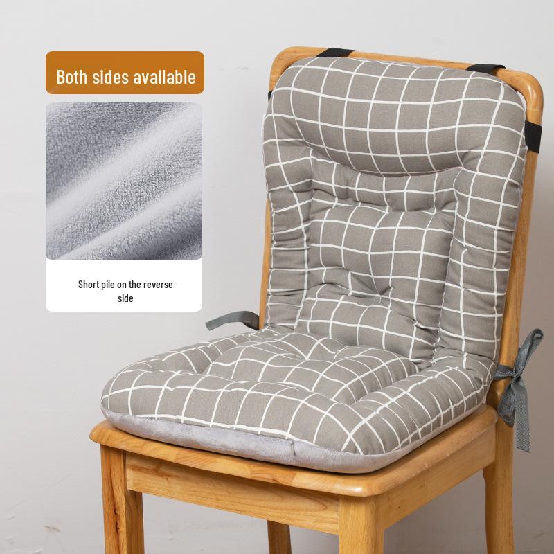 Winter Lounge Chair Cushion: Thick, Soft Seat & Backrest Support for Extended Sitting