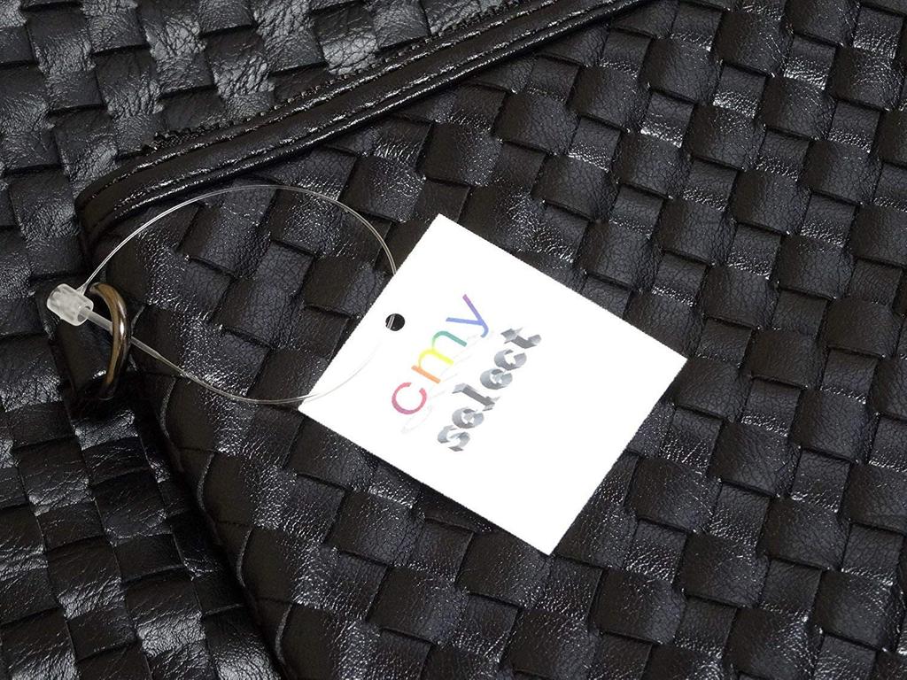 Braided Leather Clutch Second 3 Small [cmy select] Men's Bag, Bag, Sizes, Black,