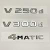 3D Letter V300d V250d V260L V350d V260 V220d Emblem For Mercedes Benz V Class W447 Car Fender Badge Trunk Nameplate Logo Sticker MZ5 