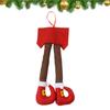 Weihnachtsauto Zubehör Weihnachtsmann Bein Dekorationen Weihnachtsbaumschmuck Für Baum Zuhause Automobil SUV LKW Motorrad Wohnmobil Roller