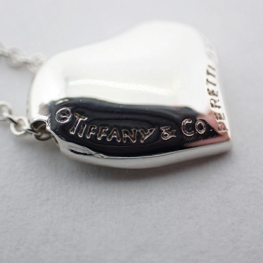 [Used] TIFFANY/Tiffany 925 Full Heart Pendant/Necklace/g451-43