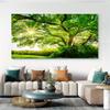 Landschaftsbilder Grüner Baum Leinwandmalerei Wald Poster und Drucke Wandkunst Bäume Bilder für Wohnzimmer Wohnkultur