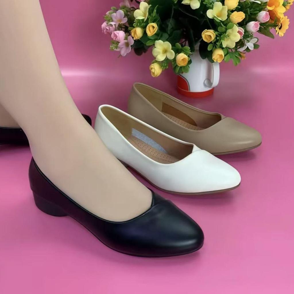 Mom shoes single shoes women's casual shoes for the elderly women's soft soles are non-slip and comfortable autumn pumps shoes with thick heels and