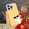 Cartoon Cute Goose Game Phone Case For Iphone 17 16 15 14 Pro Max Xr Air Plus Black Silver Hard Shell Cover