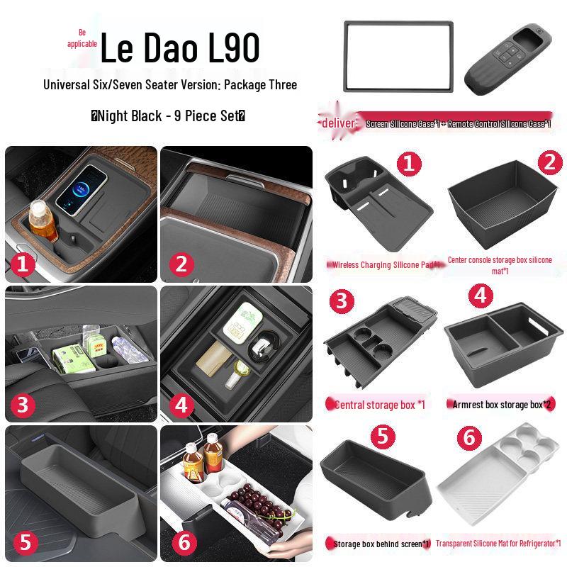 L90 Wireless Charging Silicone Pad for Car Cup Holder