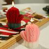 1/1PC Christmas Gloves Shaped Candles 1D Scented Candle Aromatherapy Soy Wax for Weddings Birthdays Home Festive Ambiance Decor