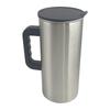 1.5L Stainless Steel Pitcher Heat Resistant Multifunctional Portable Ice Tea Kettle Wide Mount for Office Cafe Kitchen Bar Home