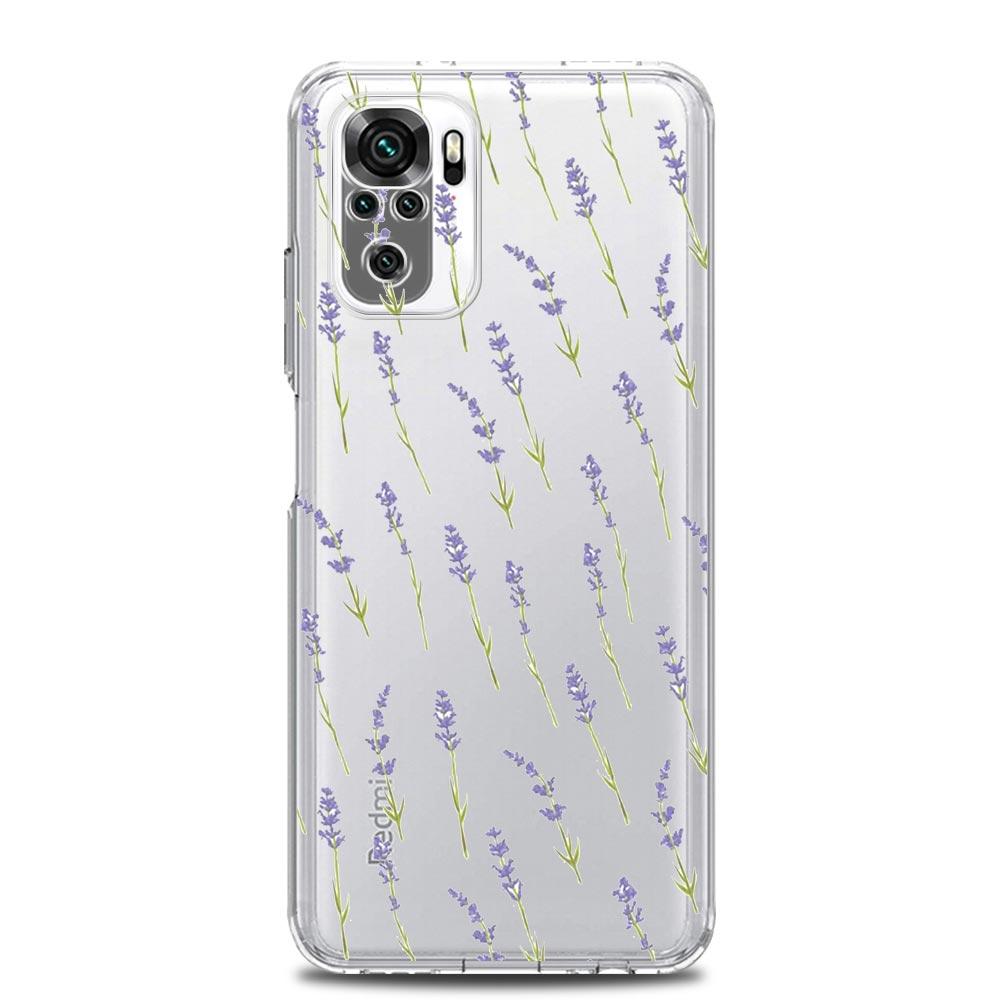 sunflower Lavender Flower Clear Phone Case For Xiaomi Redmi Note 12 10C 10 11 9 8 Pro Plus 9S 7 8T 9T 9A 8A 9C K50 K40 Cover