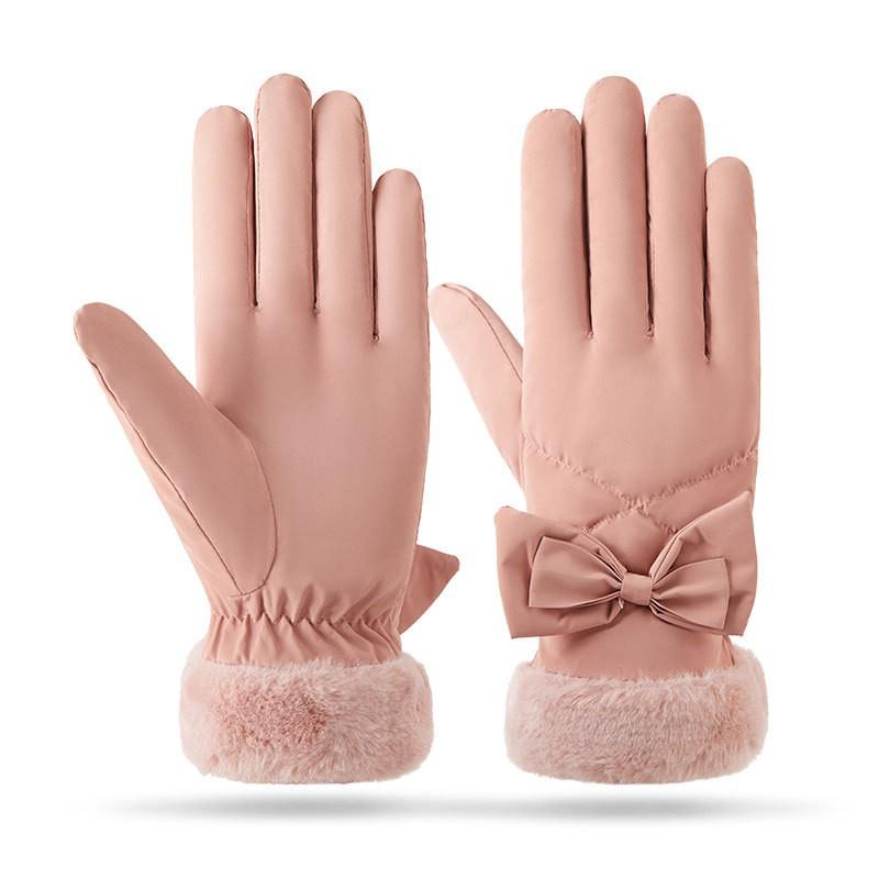 Womens Winter Warm Gloves With Touchscreen Compatibility Grip Outdoor Skiing Cycling Driving