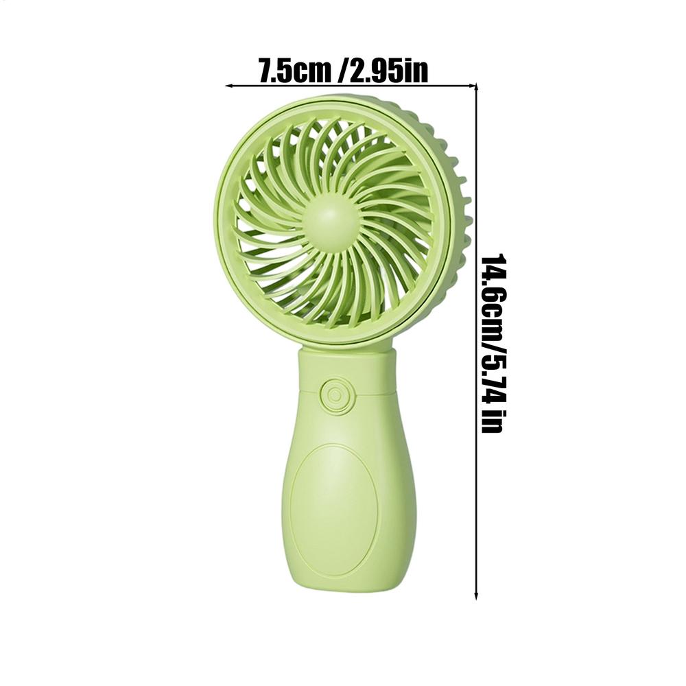 Mini Handheld Fan, Low Noise 3 Speed Adjustable Portable Cooler, Small Desk Fan for Home Office School Travel Indoor Outdoor