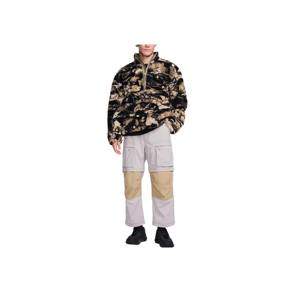 Nike Color Block Loose Hem Drawstring Cargo Pants Men pants Gray FN0429-009