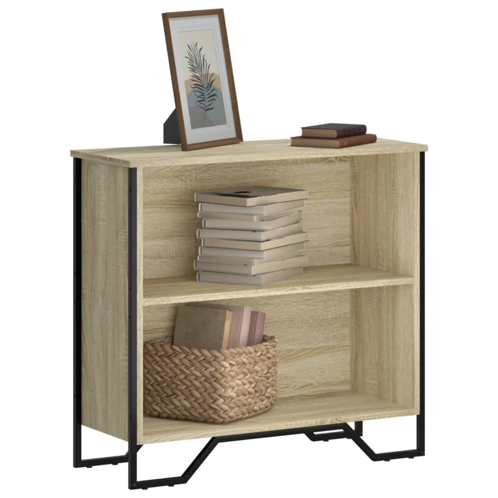Vidaxl Regał, Dąb Sonoma, 80X31X74,5 Cm, Materiał Drewnopochodny