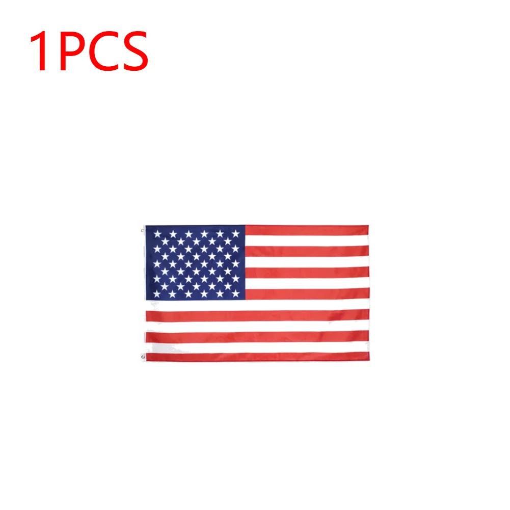 90x150cm Embroidered American Flag Independence Day Flag Outdoor USA Flag Waterproof Polyester Flag for US National Holidays