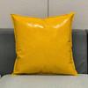 60x60/50x70/60x80CM Large Size PU Throw Pillow Cover Imitation Leather Waist Cushion Cover Decor Home Decorative Pillowcase
