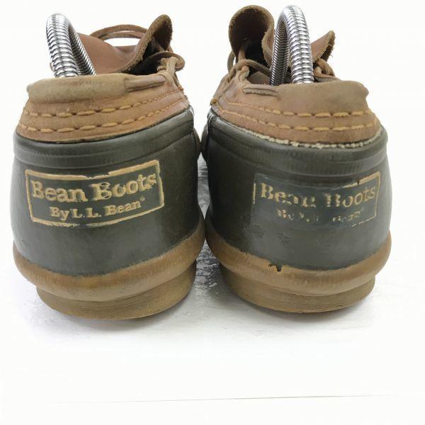 USA LL Bean Hunting Boots [26.0/Khaki×Brown] Gum Shoes Waterproof Outdoor(USED)